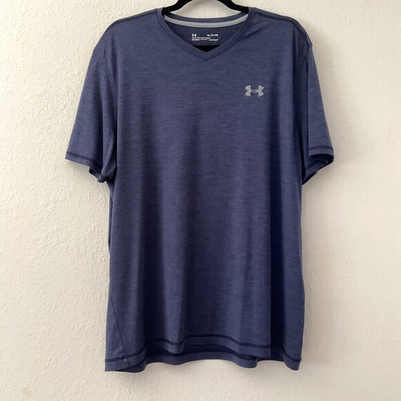UNDER ARMOUR LOOSE FIT HEAT GEAR SHIRT NAVY XL - Picture 6 of 9